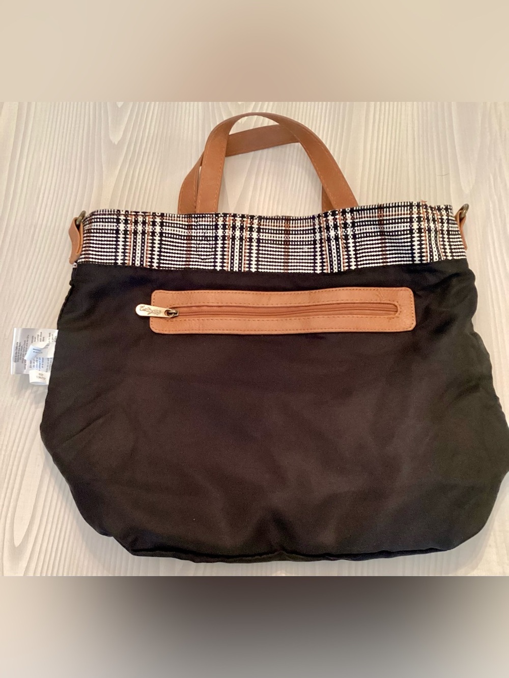 Thirty-One Plaid About You Handbag Preppy Slouch Detachable Shoulder Strap - Picture 11 of 12